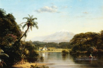  Dale Tableaux - Scène sur le paysage de Magdalena Fleuve Hudson Frederic Edwin Church Paysage